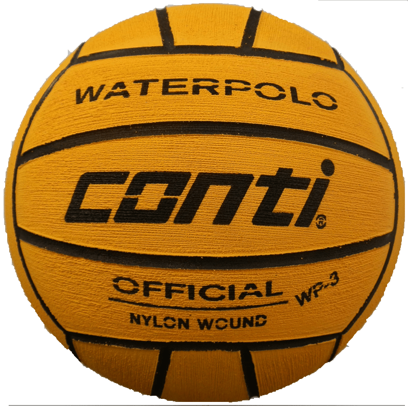 Conti Yellow/Black Water Polo Ball -3