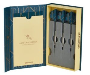 Unicorn Heritage T90 1976 Steel Tips Dart Set - 90% Tungsten - 23g