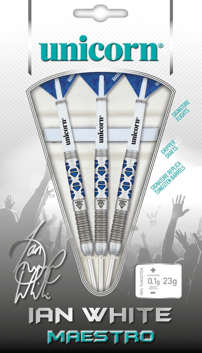 Unicorn Maestro Ian White Phase 2 Steel Tip Dart - 90% Tungsten