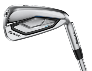 PING G440 Left Hand 5-9 PW Graphite Irons - Regular Blue