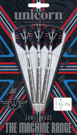 Unicorn MACHINE JAMES WADE STEEL TIP DARTS SET 90% TUNGSTEN