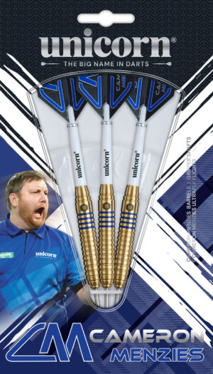 Unicorn Cameron Menzies Brass Steel Tip Darts