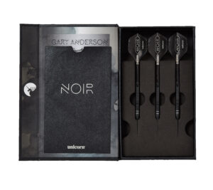 Unicorn Gary Anderson Noir Phase 6 Steel Tip Dart Set 90% Tungsten